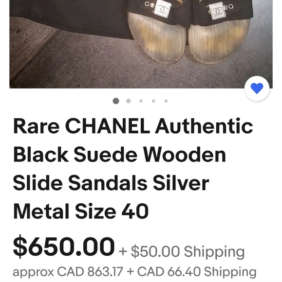 AUTHENTIC CHANEL HASLER SLIDE EUR 40 - Picture 16 of 16